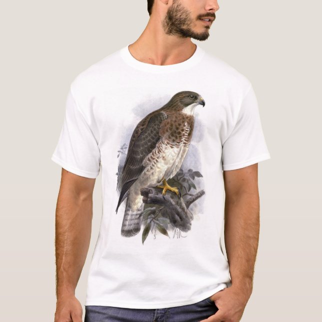 Camiseta El halcón de Swainson, fase ligera, hembra adulta (Anverso)