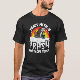 Camiseta El Heavy Metal Es Basura Y Me Encanta La Zarigüeya