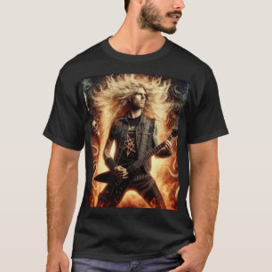 Camiseta El heavy metal se lleva a fuego