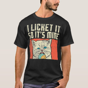 Camiseta El Helado De Pajama Fiesta Gato Gracioso Lo Licí A