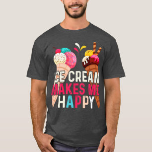 Camiseta El helado me hace feliz