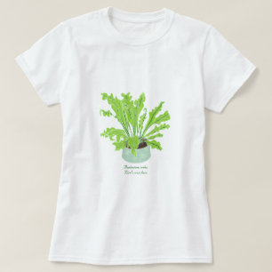 Camiseta El helecho del nido de pájaro de Asplenium - dibuj