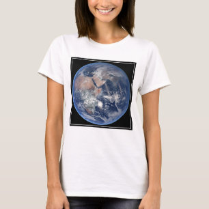 Camiseta El Hemisferio Oriental Sobre El Planeta Tierra.