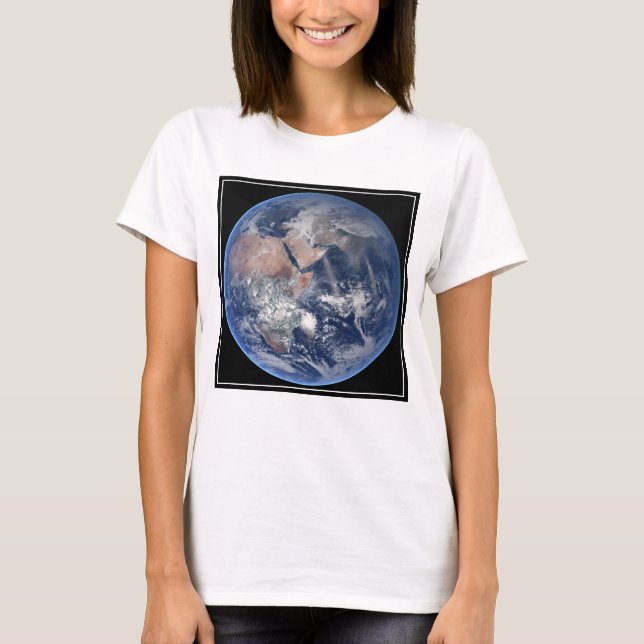 Camiseta El Hemisferio Oriental Sobre El Planeta Tierra. (Anverso)