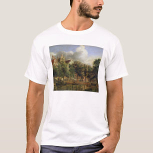Camiseta El Herengracht, Amsterdam (aceite en el panel)
