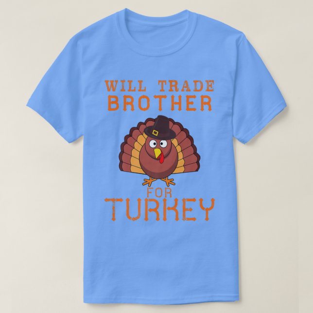 Camiseta El hermano del comercio por Turquía acallará el Dí (Diseño del anverso)