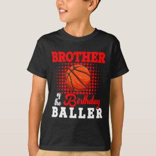 Camiseta El Hermano Del Jugador De Birthday Bysketbyll, Lov
