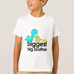 Camiseta el hermano mayor más grande de los dinosaurios