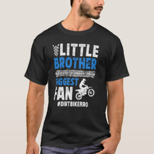Camiseta El hermano pequeño de la bicicleta sucia se enorgu