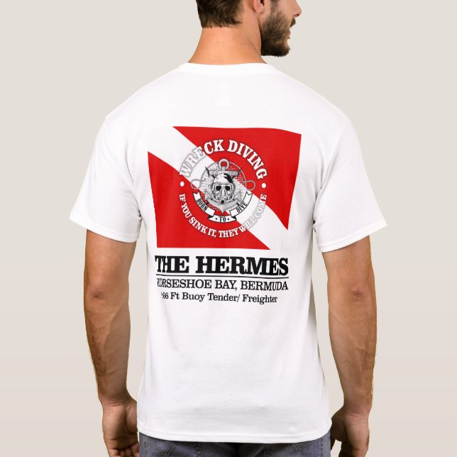 Camiseta El Hermes (buceo) (Reverso)