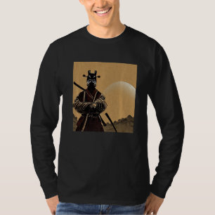 Camiseta El Hermoso Samurai Envuelto En Su Espada Armora En