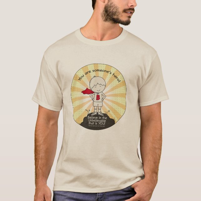 Camiseta El héroe de alguien (Anverso)