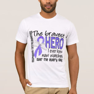 Camiseta El héroe más valiente conocía nunca al cáncer