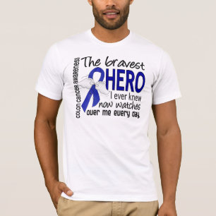 Camiseta El héroe más valiente conocía nunca al cáncer 