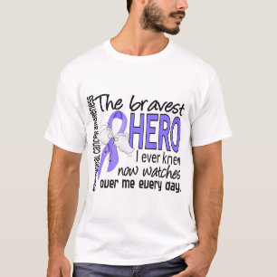 Camiseta El héroe más valiente conocía nunca al cáncer