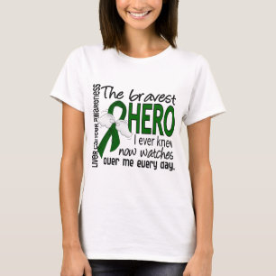 Camiseta El héroe más valiente conocía nunca al cáncer 