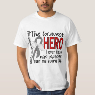 Camiseta El héroe más valiente conocía nunca al cáncer de