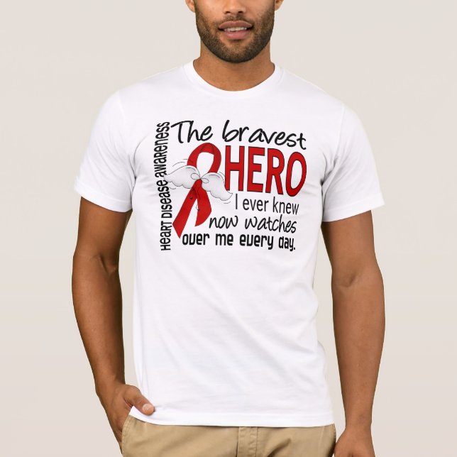Camiseta El héroe más valiente sabía nunca enfermedad (Anverso)