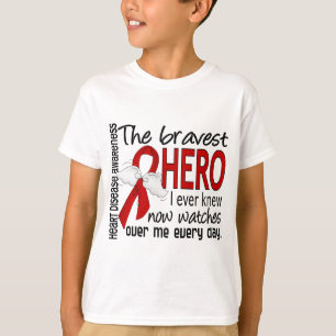 Camiseta El héroe más valiente sabía nunca enfermedad
