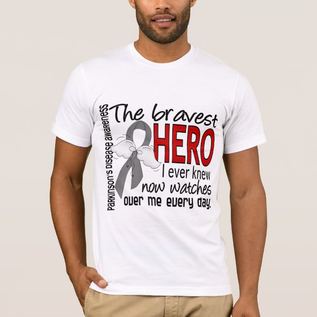 Camiseta El héroe más valiente sabía nunca la enfermedad de (Anverso)