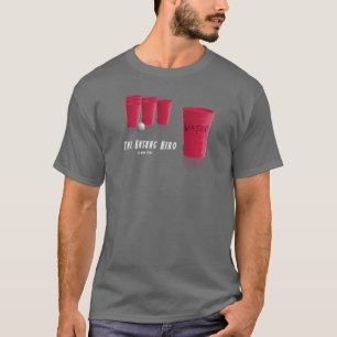 Camiseta El héroe olvidado de la cerveza Pong
