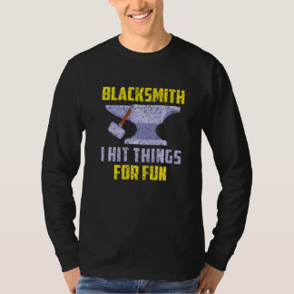 Camiseta El herrero golpea las cosas por el herrero diverti