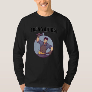 Camiseta El herrero me golpeo todo el día