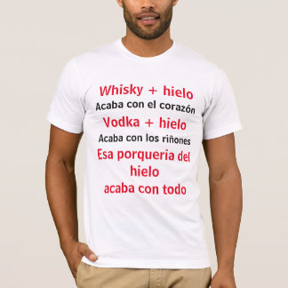 Camiseta el hielo acaba con todo