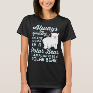 Camiseta El Hielo Cubierto Lleva Un Oso Polar