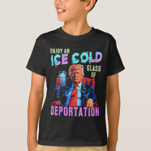 Camiseta El Hielo Disfruta De Un Helado Frío De Deportación