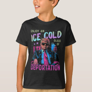 Camiseta El Hielo Disfruta De Un Helado Frío De Deportación