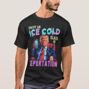Camiseta El Hielo Disfruta De Un Helado Frío De Deportación