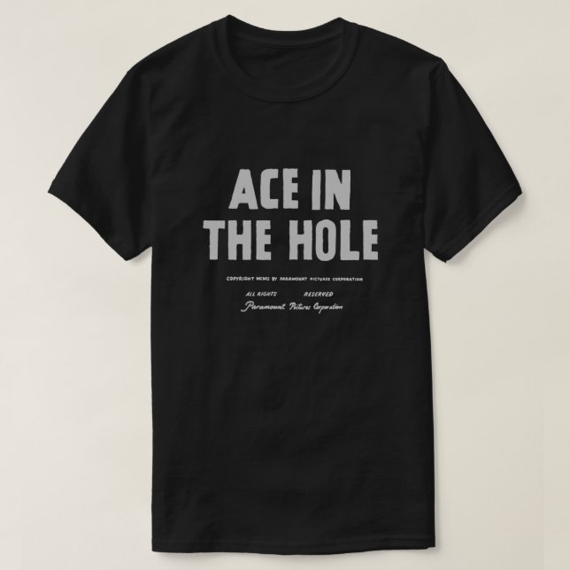 Camiseta El hielo en el agujero (Diseño del anverso)