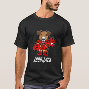 Camiseta El hierro colorido Jack Russell Terrier Perro Cach