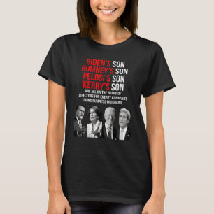 Camiseta El hijo de Bi Den está a bordo de Directo