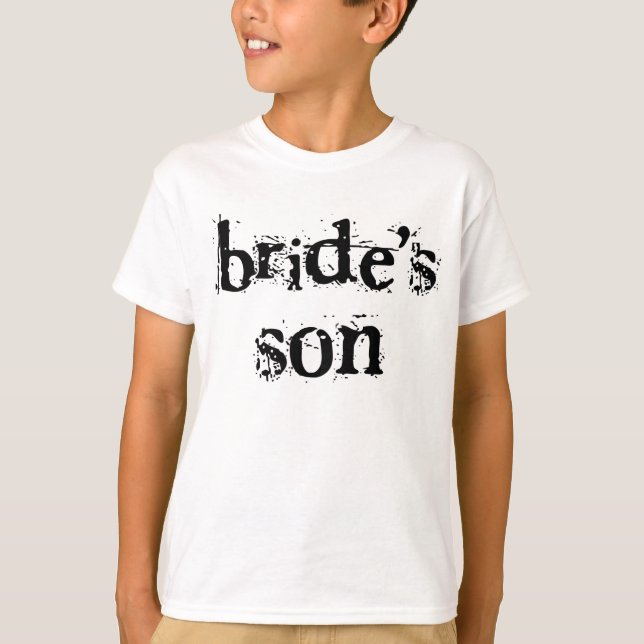 Camiseta El hijo de la novia, texto negro (Anverso)