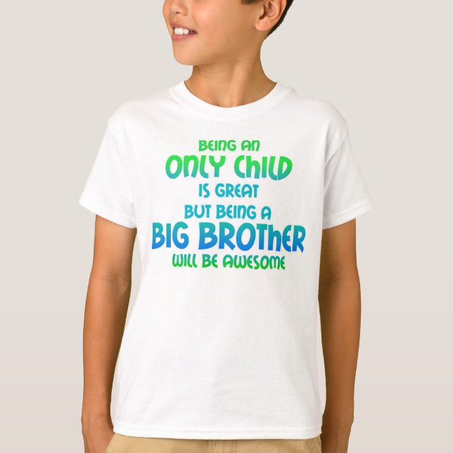 Camiseta El hijo único expira - verde azul del muchacho (Anverso)
