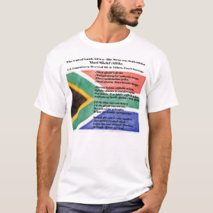 Camiseta El himno nacional de Sudáfrica