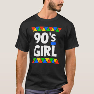 Camiseta El hip hop Chica de los 90 inspiró retro