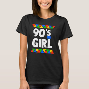 Camiseta El hip hop Chica de los 90 inspiró retro