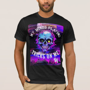 CAMISETA EL HIP HOP DE LOS 90 MIS MENTES JUGANDO TRICKS GRÁ