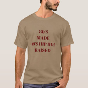 Camiseta El hip hop de los años 80 aumentó