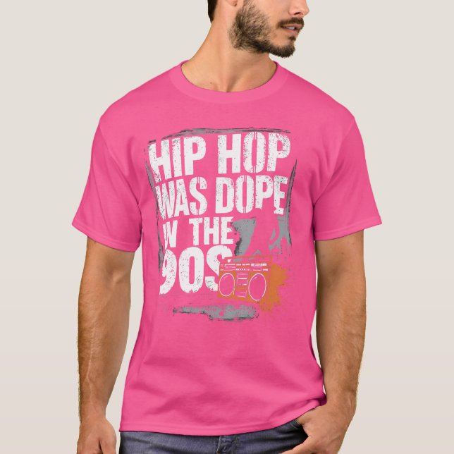 Camiseta El Hip Hop De Los Años 90 Vibes Real Rap Culture (Anverso)