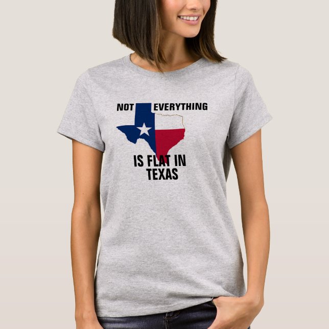 Camiseta El hip hop no es plano en Texas, las mujeres se cu (Anverso)
