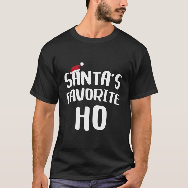 Camiseta El Ho Favorito De Santa (Anverso)