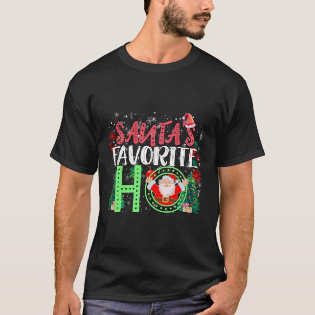 Camiseta El Ho Favorito De Santa (Anverso)