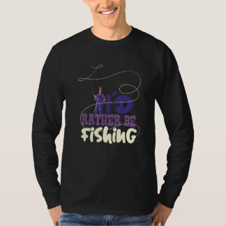 Camiseta El Hobby Pesquero Prefiere Estar Pescando Deporte