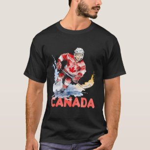 Camiseta El hockey canadiense es un regalo de Canadá