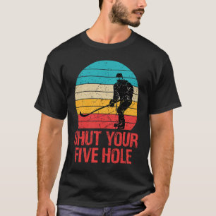 Camiseta El hockey cierra tus 5 hole retro vintage de los a