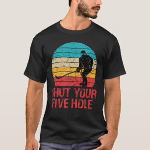 Camiseta El hockey cierra tus 5 hole retro vintage de los a